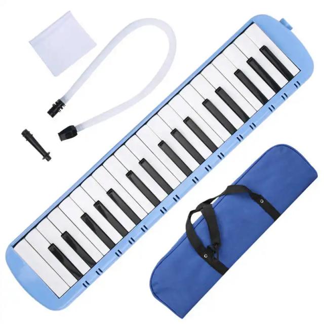 Teclado Melódico Portátil 37 Teclas ABS com Saco de Transporte - Ideal para Iniciantes e Amantes da Música