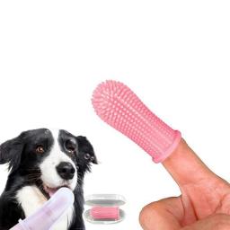 Escova de dentes para animais de estimação, escova de dedo para gato, cachorro, mal hálito, ferramenta de cuidados com o tártaro, inovação, 360 graus, de silicone, luva de limpeza, suprimentos para animais de estimação - Image 5