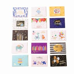 Cartões De Convite Em Branco Com Envelope, Decoração DIY, Cartão De Mensagem, Feliz Aniversário, Festa De Presente, 6x9cm, 15Pcs - Image 1