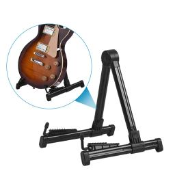 Suporte de guitarra abs leve suporte de guitarra chão retrátil dobrável suporte prateleira para ukelele violino baixo - Image 1