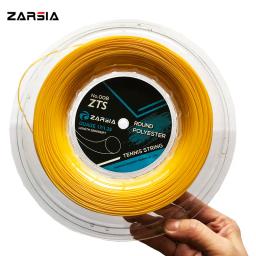 Frete grátis 2 bobinas zarsia poliéster raquete de tênis corda 1.25mm durável cordas de tênis 4g cordas treinamento 200m - Image 2