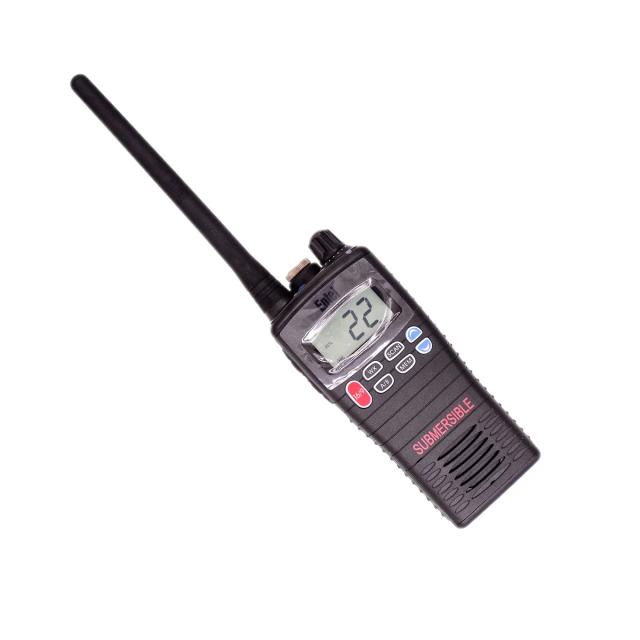 Rádio Submersível VHF IP68 com Navegação por Satélite e Flutuador para Barcos e Atividades Aquáticas