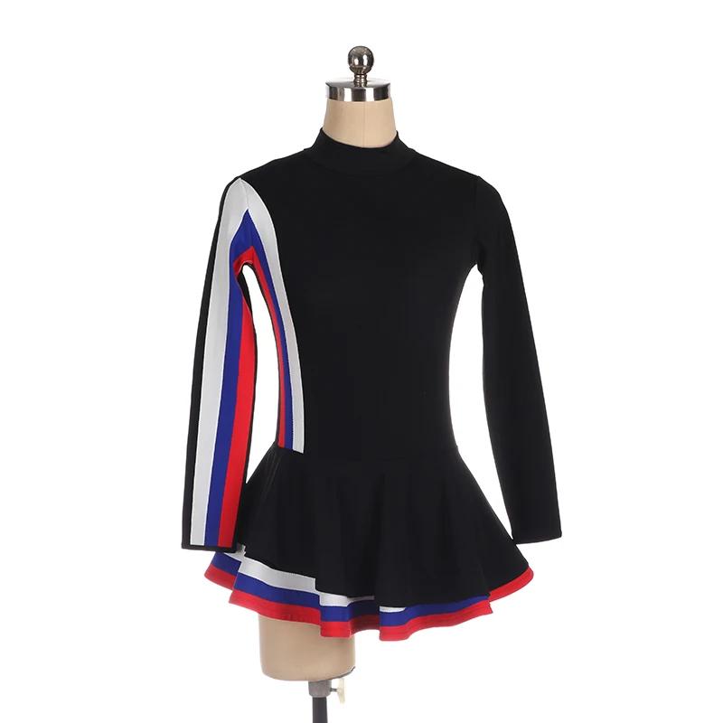 Nasinaya-Vestido de Patinação Artística Feminina, Vestido de Treino Infantil, Competição de Ginástica Rítmica, Top com Saia - Image 1