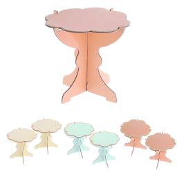 Casamento Cupcake Stands, Sobremesa Display Plate, Bolo Stand para Baby Showers Party, 2 pcs - Image 1