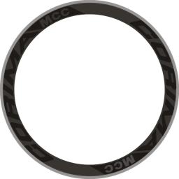 Adesivos refletivos para rodas aero + aro de bicicleta, conjunto de adesivos para rodas de bicicleta de estrada com 2 rodas de 35/38/40/50/55/60mm de profundidade 700c - Image 5