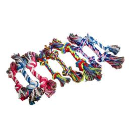 Brinquedo para animais de estimação, suprimentos para cães, animais de estimação, cão, filhote de cachorro, brinquedo durável, corda de osso trançada, ferramenta engraçada (cor aleatória), 32cm, 1 peça - Image 4