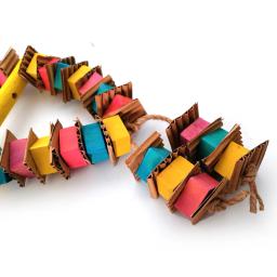 Brinquedo De Mastigação De Papelão Para Periquitos, Destruir Pássaros, Papagaio Brinquedos, Acessórios Grandes e Pequenos - Image 3