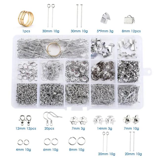 Kit Misto de Jóias: Descobertas em Acessórios de Metal para Bijuterias e DIY Artesanais