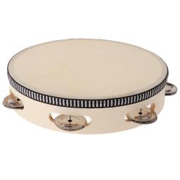 Instrumento musical de percussão para crianças, tamborim 8 tamanhos para festa de casamento - Image 2