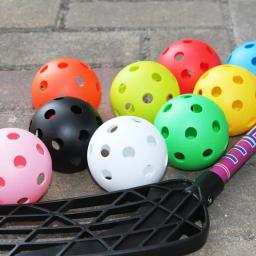 4 pçs campo de hóquei floorball pvc plástico vara bola rua prática esporte ao ar livre hóquei no gelo puck equipamentos - Image 5