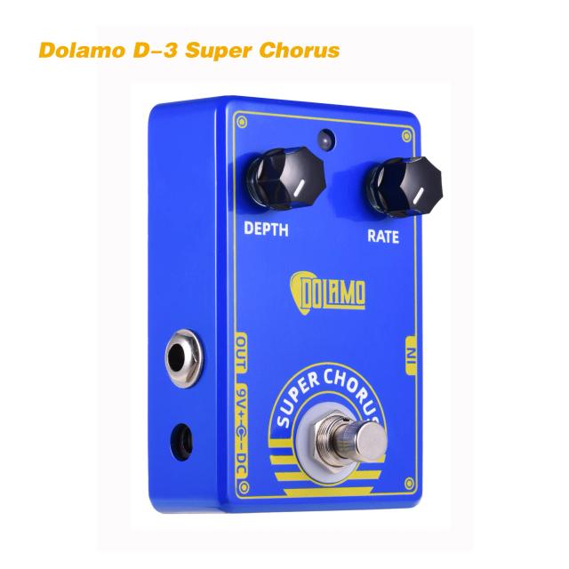 Compressor de Efeito para Guitarra Elétrica Série D-1 Chubby Comp D-14 com True Bypass e Função Atraso - Acessórios Essenciais para Músicos