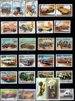 50 Pçs/lote Car Motors Selo Selos postais Tema Diferente De Muitos Países NÃO Repetir com Pós Marca para a Coleta de - Image 2