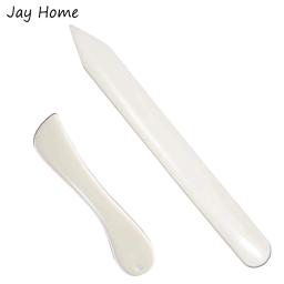 Conjunto de pasta de papel para osso, 2 peças, pasta de plástico para scrapbooking, ferramentas para artesanato com couro diy - Image 1