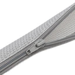 Manga de cabo flexível com zíper, organizador de gerenciamento de cabos com trança, proteção de fio isolado, preto, branco e cinza, 1m, 25mm, dropshipping - Image 6