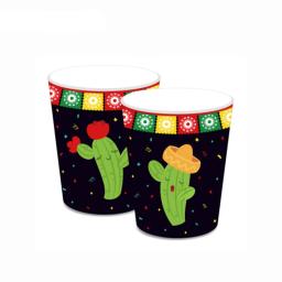 Cacto Alpaca Tema Louça Descartável, Placas De Papel, Balões De Folha, Kid Birthday Decoration Supplies, Mexican Festival Party - Image 5
