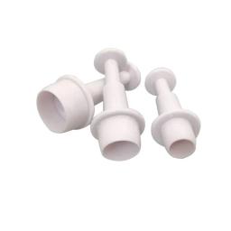 Forma redonda de flor quadrada de coração 3 embutida formato de coração e estrela para decoração de bolo fondant em formato de goma pasta americana artesanato cortador de açúcar ferramentas para biscoitos - Image 5