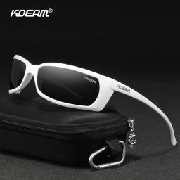 Kdeam-óculos de sol com lentes polarizadas para esportes ao ar livre, modelo masculino com design mínimo de 2021, capa rígida - Image 1