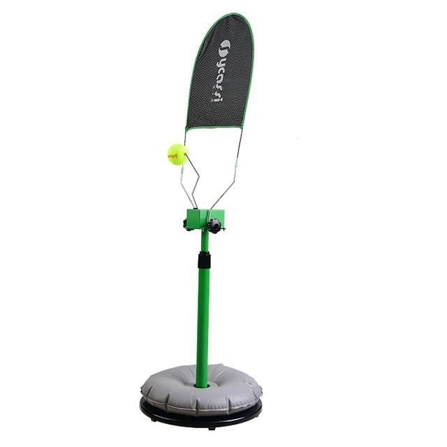 Máquina Portátil de Treinamento de Tênis com Balanço e Topspin para Exercícios ao Ar Livre e em Casa