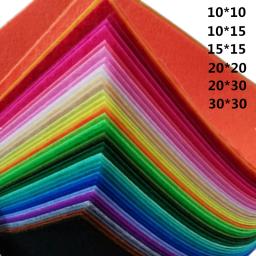 10*10/20*20/15*15*/20*30 40 folhas novo pano de feltro tecido não tecido costura retalhos material de bordado para bonecas diy artesanato brinquedos - Image 1