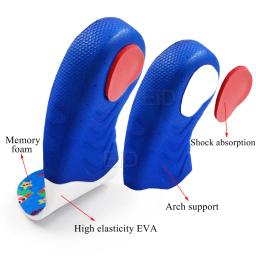 Eid 3d palmilhas orthotic pés planos para crianças e crianças arco palmilhas de apoio palmilha para x-pernas ortopético sapato calcanhar almofada correção inserções - Image 4