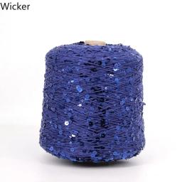Fios de tricô com lantejoulas de algodão extravagante, parceiro ideal, malha com outros fios, Rússia Trendy, 50g, 140 m, 6mm, 3mm, 2021 - Image 5