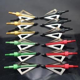 Tiro com arco 3 lâminas substituíveis seta broadheads, besta, caça de arco longo, acessórios de tiro ao alvo, 12 peças - Image 5