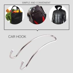 Multi-funcional metal auto assento de carro encosto de cabeça cabide saco gancho titular para saco bolsa pano armazenamento de mercearia clipe de fixação automática - Image 6
