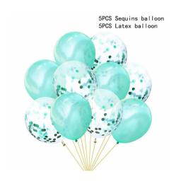 10 pçs/lote 12 polegada cores metálicas balões de látex confetes balões de ar inflável bola para festa de casamento aniversário suprimentos baloon - Image 4