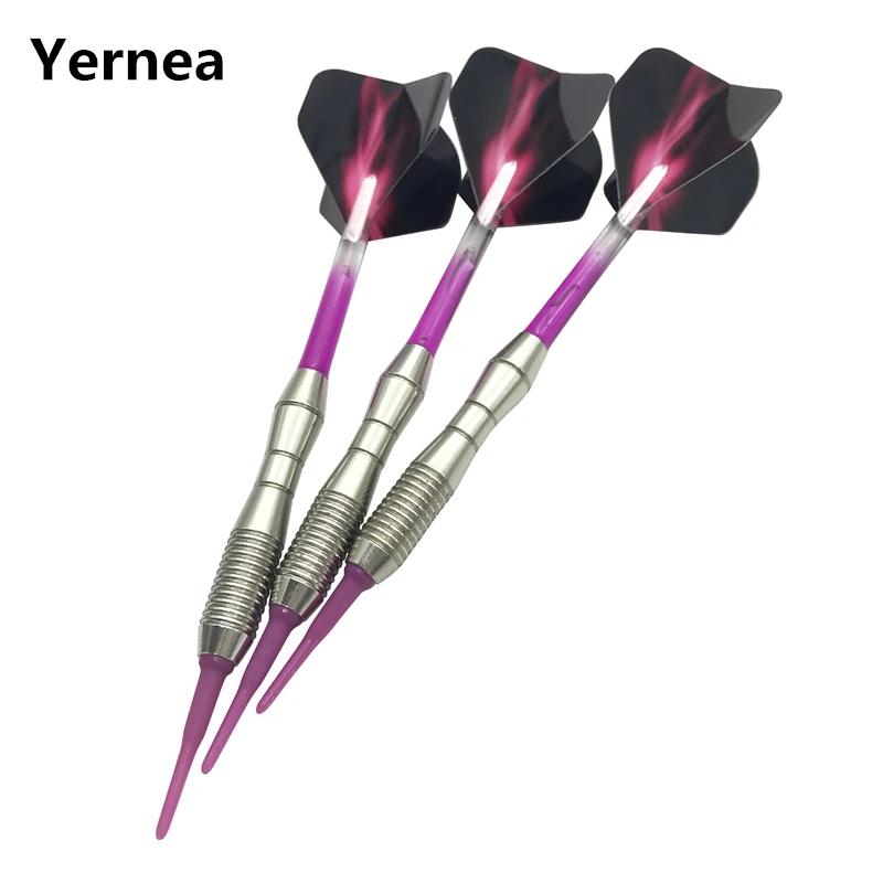 Yernea-Conjunto de Dardos Suave, Eixos de Dardo Eletrônicos Seguros, Asa Aurora, Alta Qualidade, Novo, 3 Unidades, 17g - Image 1