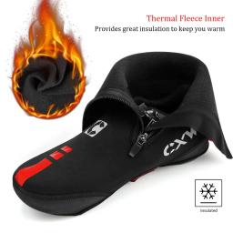 Sapatos térmicos de neoprene para ciclismo, Capas de bota de ciclismo impermeável, MTB Shoe Covers para bicicleta, Botas quentes para inverno - Image 5