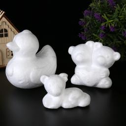Bolas de espuma de poliestireno branco modelagem animais forma isopor artesanato para diy presentes de natal festa de casamento suprimentos decoração - Image 3