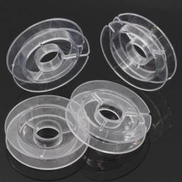 Carretéis de costura vazios de plástico transparente, carretéis para miçangas, fio de linha, ferramentas de costura de cordas 50mm, 20 peças - Image 1
