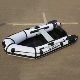 PVC Inflável Remo Barcos para 3 Pessoa, 2.3M Comprimento, Solar, Caiaque, Canoa, Piso De Madeira, Barco De Pesca, Velocidade Acessórios - Image 3