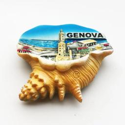 Enfeites 3D Ímã de geladeira, Viagem Criativa Comemorar, Artesanato, Magnetismo, Resina Material Geladeira Adesivos, itália, Itália - Image 3