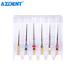 Arquivo Dental Endodontic Gold Large Taper, Arquivos Rotativos NITI AZDENT, Uso do Motor, Ferramentas de Odontologia, 25mm, 6Pcs por Caixa, 5 Caixas - Image 5