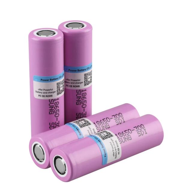 Bateria externa para substituição em samsung, bateria recarregável de lítio para reposição com 3.7v, 3000mah, 18650 para samsung 30q, set 18650, 30q, 20a