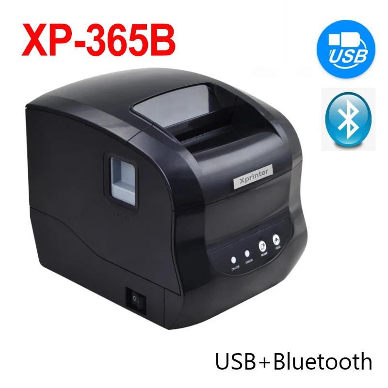 Impressora Térmica de Etiquetas Xprinter 365B, Barcode Sticker, Receipt Printer, Suporte 20-80mm, Máquina de Impressão 2 em 1 para Android, iOS, Windows - Image 1