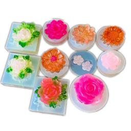 Moldes de silicone para artesanato, faça você mesmo, resina epóxi e flor de lótus, ferramenta de confecção de artigos de cozinha - Image 2