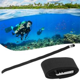Cinto de cintura de mergulho com fivela de liberação rápida mergulho peso webbing cinto de cintura adicionando cinto de peso 304 fivela de aço inoxidável - Image 5