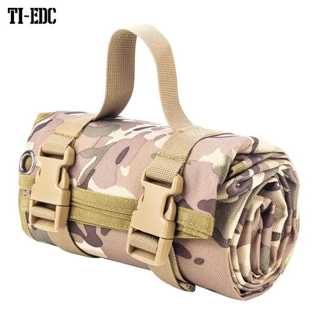 Tapete Tático para Tiro com Descanso para Arma e Saco de Areia, Leve e Durável para Caça ao Ar Livre