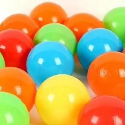 50 pçs/lote eco-friendly colorido bola de plástico macio oceano bola engraçado bebê criança nadar pit brinquedo água piscina oceano onda bola diâmetro 4-5.5 c - Image 2
