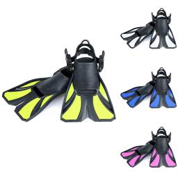 Barbatanas de mergulho ajustáveis para adultos, nadadeiras de mergulho com snorkel, pés de mergulho, equipamentos de mergulho portátil para iniciantes em esportes aquáticos, envio direto - Image 1