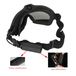 Ventilador tático óculos anti-nevoeiro sistema de ventilador bom impacto lente protetora intercambiável motor ciclismo paintball airsoft cs wargame - Image 4