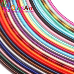 5mm 46cm macio rayon seda vários materiais/várias cores cabo oco de borracha diy colar pulseira jóias fazendo - Image 6