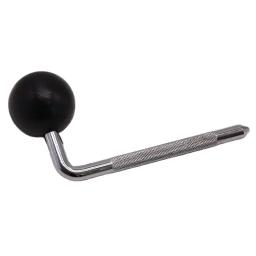 Bola universal para regulador de tambor, suporte preto, kit de bateria, acessórios de tambor, 40mm, 45mm de diâmetro - Image 2