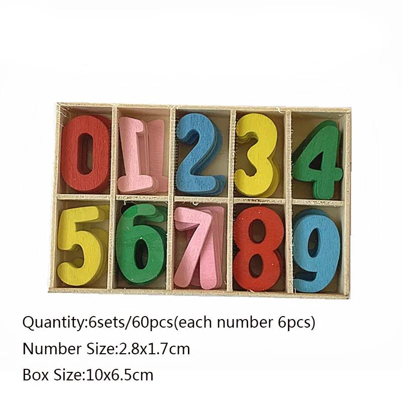 Letras e números do alfabeto natural de madeira, nome personalizado diy, design, artesanato, casa, aniversário, festa de natal, decoração de casamento - Image 1