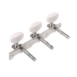 Conjunto de 2 peças de cabeças de afinador de guitarra, acessórios de peças para violão clássico e prata - Image 4