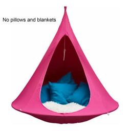 Nova rede de acampamento lona quarto pendurado cadeira adultos crianças interior portátil relaxamento engrossado ao ar livre balanço viagem acampamento - Image 3