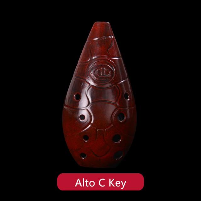 Ocarina de Plástico Infantil de 12 Buracos - Instrumento Orff Alice of Time em ABS, Ideal para Crianças e Estudantes