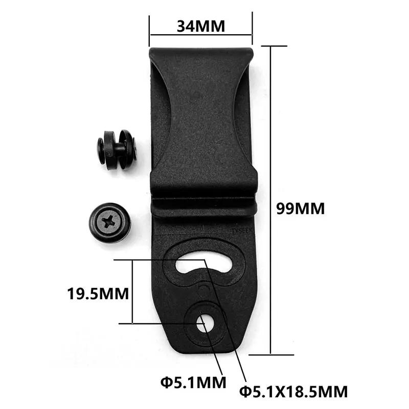 1 peça KYDEX Coldre Clipes KYDEX Bainha Clipe de Cintura K Bainha Fazendo Acessórios Clipe Carry K Bainha Ferramenta com 2 parafusos - Image 1